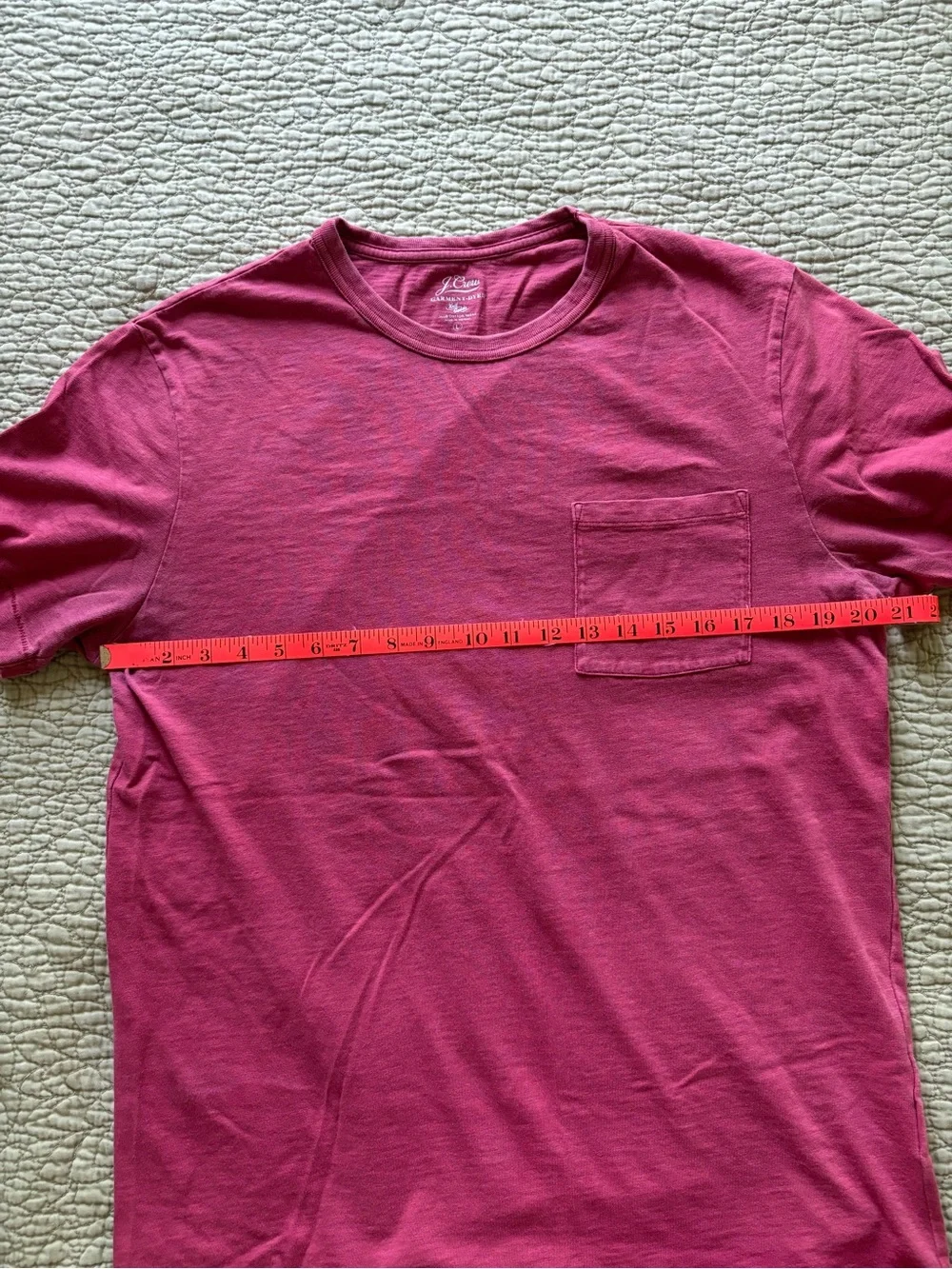 🎉 3/$15 J. Crew Men’s Red Crewneck T-shirt L